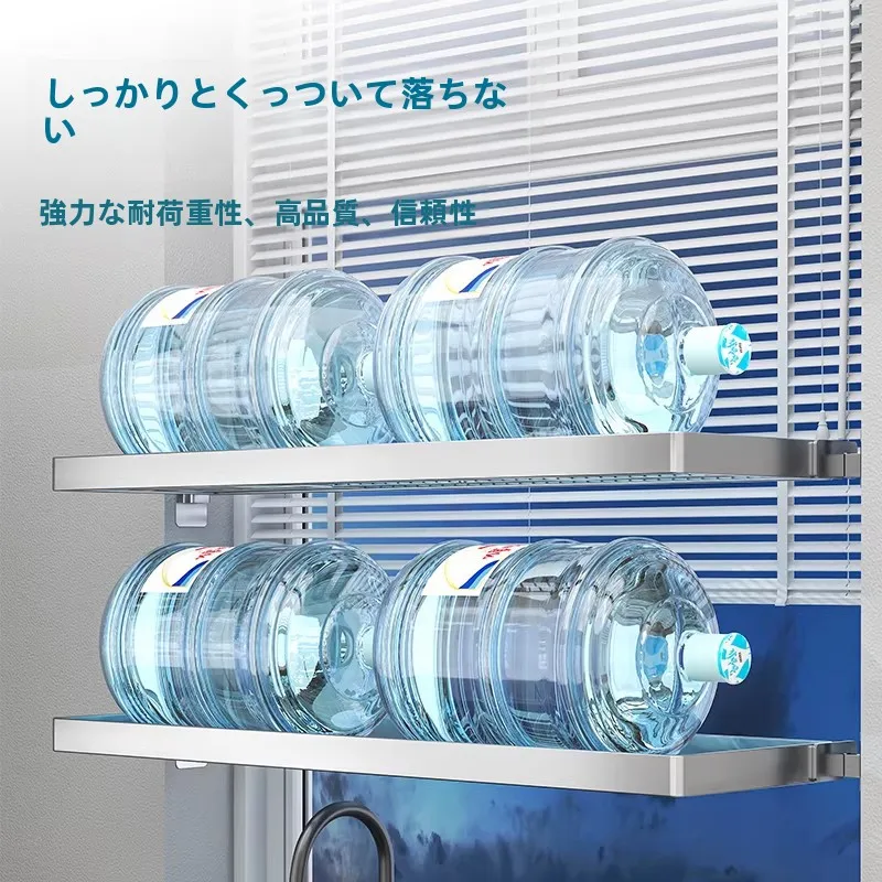 304ステンレス製キッチン壁掛け水切りラック：かっこいいキッチン吊り棚の実用性と耐久性を検証