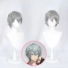 コスプレ用シルバーショートウィッグ【男子キャラクター用】