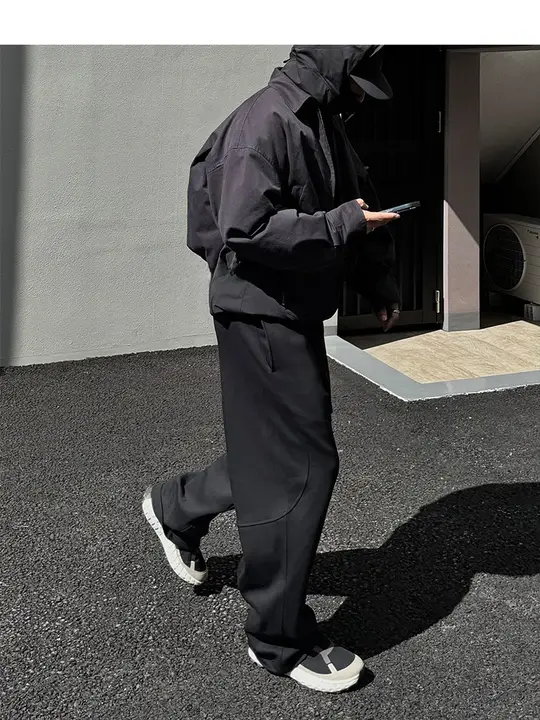 軽やかな履き心地のウエストゴムパンツ【カジュアル・切り替えデザイン・フィット】（セットアップ対応）