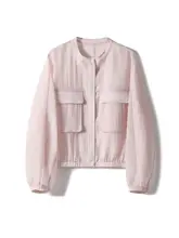 清透感のアセタール工装ジャケット【フィット・軽やかなデザイン】