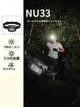 Nitecore NU33 アウトドア用ヘッドライト【防水・長時間バッテリー・赤色LED】