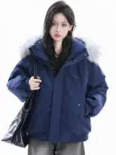 冬季アウトドア防寒パーカ【男女兼用・小刺繍バッジ付き・暖かい】