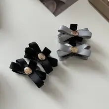 2個セット フランス風リボンヘアクリップ【小型・プリンセススタイル・アクセサリー】
