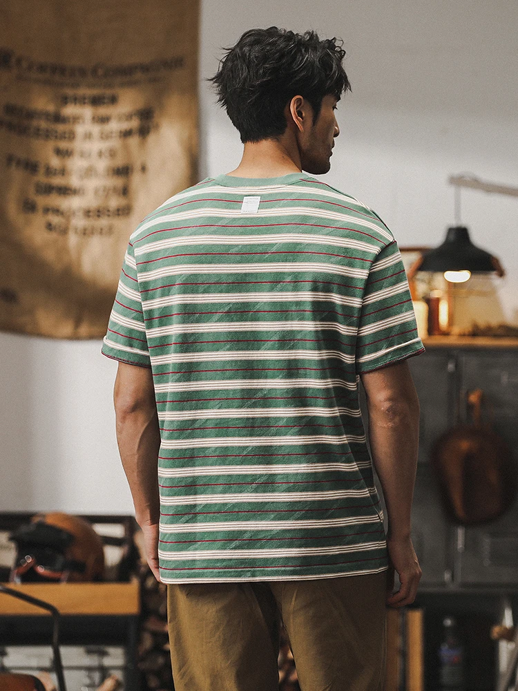 メンズ ストライプ柄 Tシャツ はどんな場面で着用するのか？