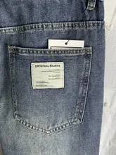 デニムパンツ メンズ ワイド ストレート インディゴ ストリート アメカジ 春 秋
