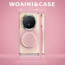 360°回転式デザインのスマートフォン用スタンド【マグネット吸着・革風・防指紋機能・折りたたみ式】