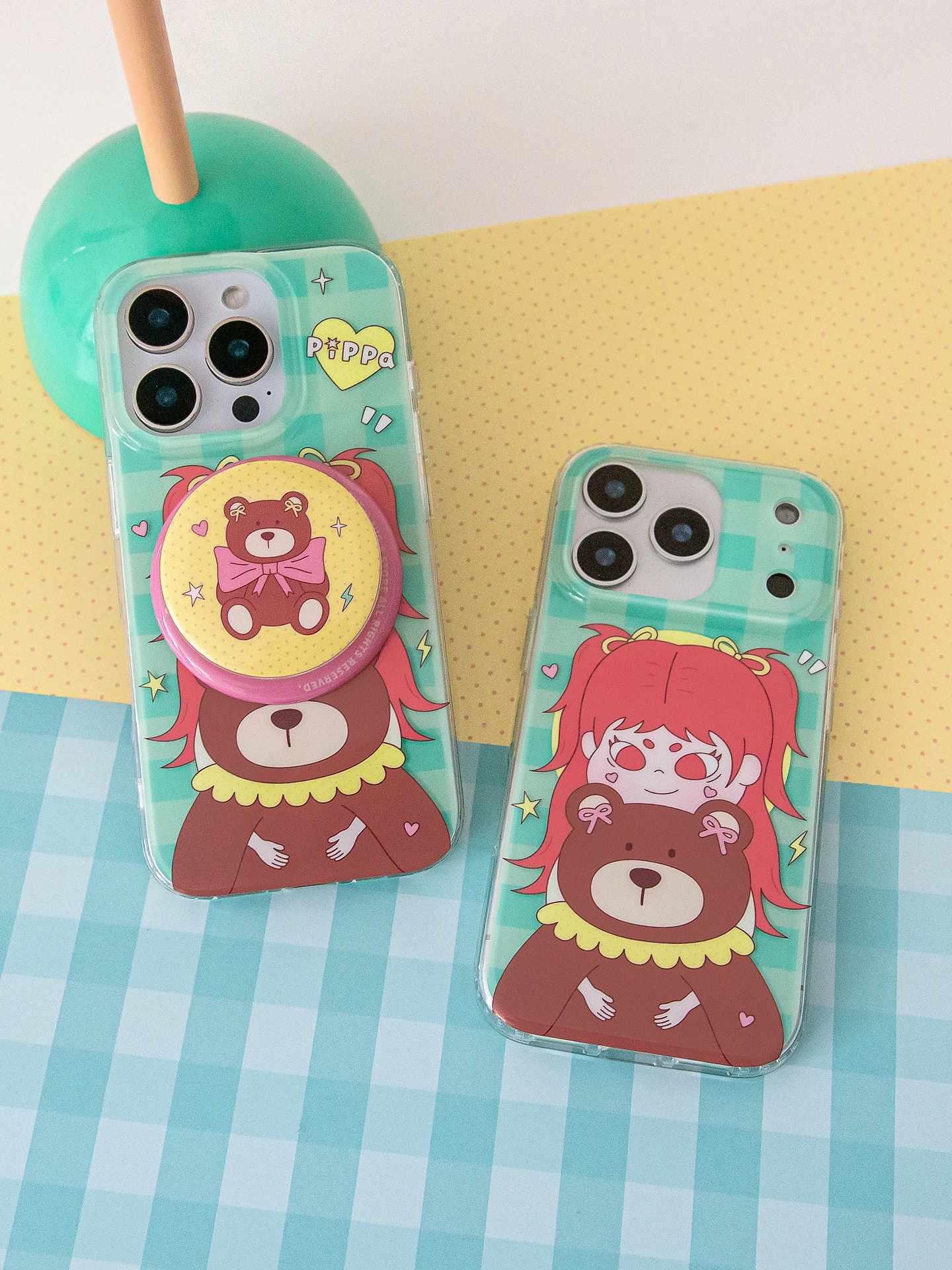 かわいいクマデザインのiPhoneマグネットケース：レトロかわいいスタイルの実用性と使い勝手を解説