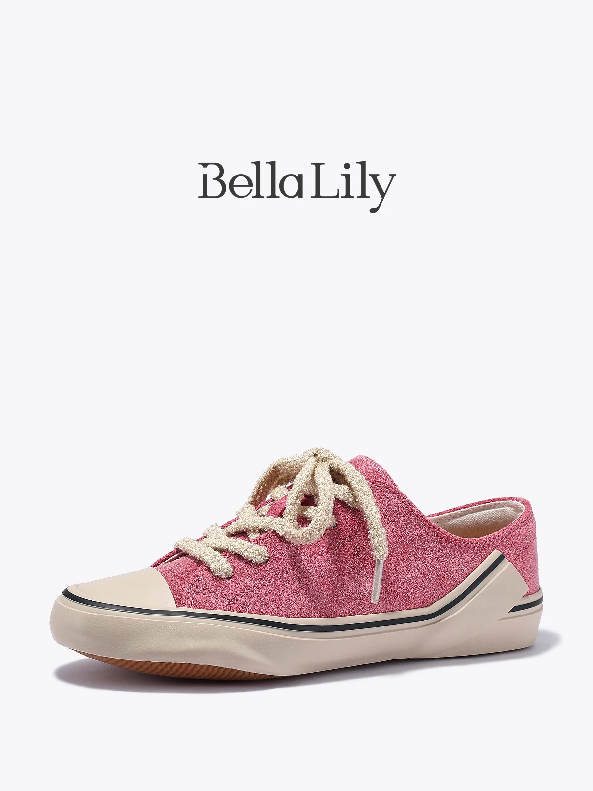 レトロスポーツカジュアルシューズ：Bella Lilyの軽量通気設計が歩きやすさを実現
