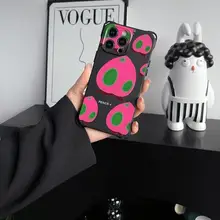 甘くてスタイリッシュな桃のデザインのスマホケース【調整可能・ショルダーストラップ付き・iPhone、Huawei、Xiaomi対応】