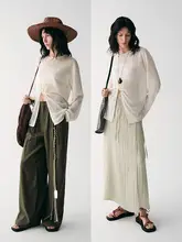 デザイン性のあるリバーシブルTシャツ【極上の柔らかさ・通気性・ツイストデザイン】