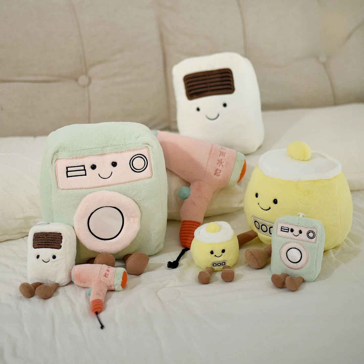かわいい家電毛布製ぬいぐるみクッション：快適な部屋を作るための実用アイテム