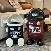 ユニークな宇宙飛行士デザインのゴミ箱【立ち姿・座り姿・愛らしいインテリアアクセサリー】