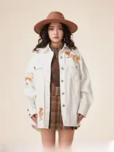 可愛いクマ柄長袖シャツ【春用・フィット・襟付き】
