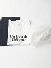 夏用 ゆったりシースルーTシャツ【ブラック＆ホワイト・フリルヘム・短袖】