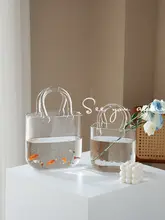 花瓶 透明 高級感 ラグジュアリー リビング 水耕器具 生花挿し 飾り