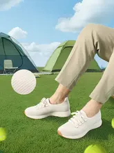軽量で快適！透湿性に優れた男性用飛織スポーツシューズ【カジュアル・秋用】