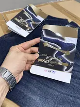 高品質でコストパフォーマンス抜群！四方向ストレッチ 秋用 メンズカジュアルデニムパンツ