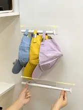 スペース活用 フック付き帽子収納ラック【デザイン性・クリエイティブ・家庭用】
