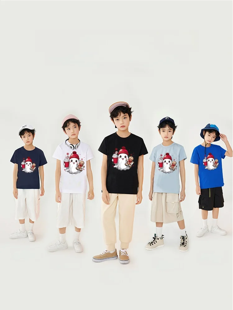 ハロウィンに贈るカジュアルなパンプキンTシャツ：子供用の手作り風デザインが人気