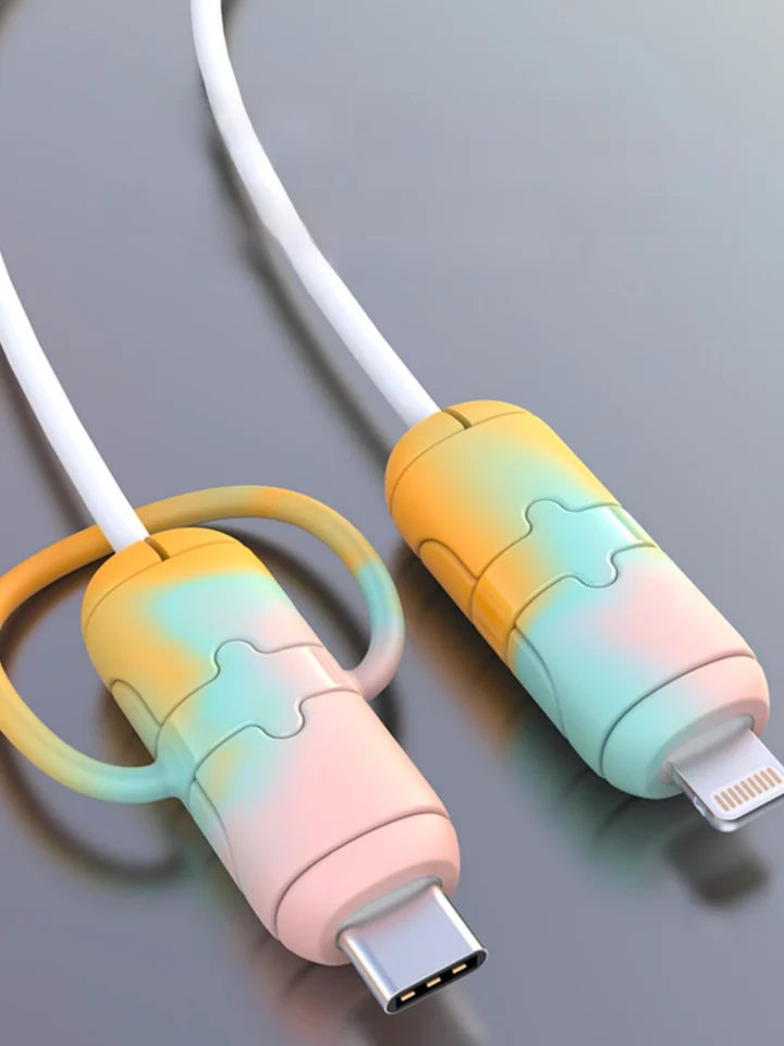 充電ケーブル データケーブル 折れにくい 対応 多機能 シリコン
