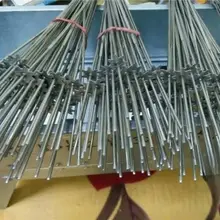 29cm 自動回転ギア式バーベキュー串【ステンレス製・焼肉用・羊肉串用】