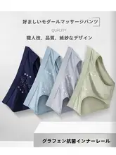 抗菌グラファイト三角パンツ【モダール繊維・通気性・ビッグサイズ・メンズ】