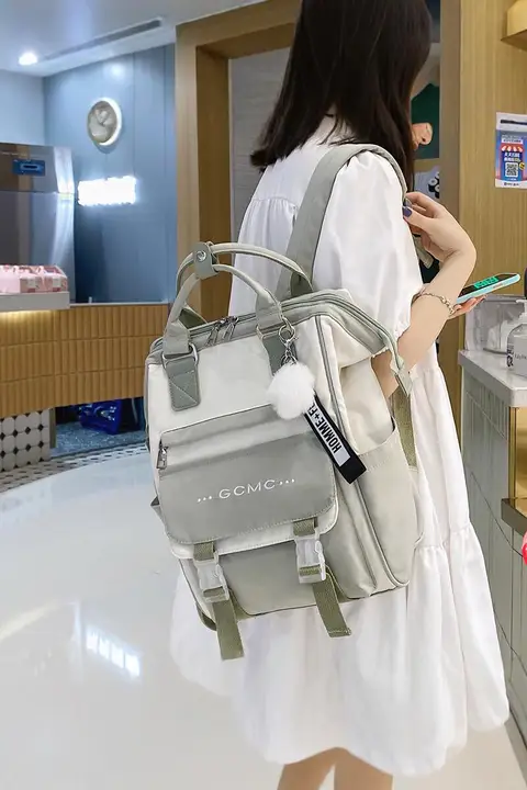 女の子用バックパック【口開きデザイン・通学・旅行用】