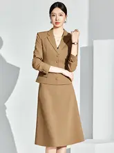女性用 カジュアルビジネススーツ ワンピース【高級感・防シワ・通勤対応】（セットアップ対応）