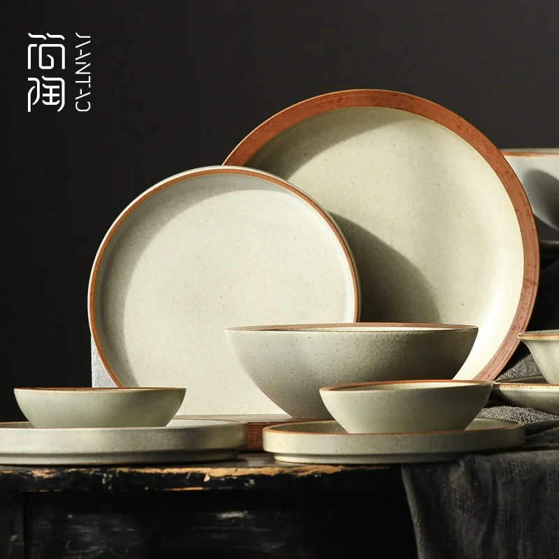 碗皿 6人用 陶器手作り アンティーク 和式でキッチンをスッキリ整理