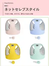 BORORO 犬用ハーネス付きリード【小型犬用・お散歩用・調節可能】