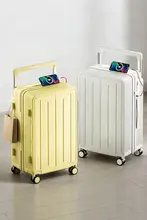 女性用 幅広キャリーバッグ【旅行用・軽量・小型】