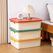 収納ボックス プラスチック 直角 ロータイプ 頑丈 ベッド下収納 整理ケース
