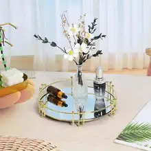 洗面台用長方形トレイ【モダンデザイン・化粧品収納・アロマディスプレイ用】