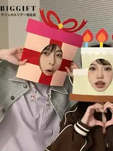 かわいいケーキ帽子【子供用・誕生日パーティー用・撮影小道具・面白いデザイン】