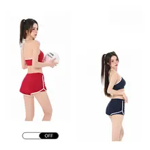 スポーツ水着 セパレート レディース 3点セット 長袖ラッシュガード ハルターネック スパッツ ガーリー フェミニン プール