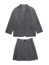 プリーツスカート レディース スクール風 制服 着痩せ