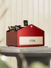 ヴィンテージ化粧品収納ボックス【デスクトップ用・口紅・ペン立て】