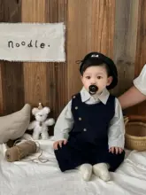 男の子用春秋ベスト付きシャツとジャケット【フォーマルな衣装・子供用】（セットアップ対応）