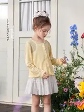 女の子用 春夏新作 エアコンシャツ【長袖・カジュアル上着・通気性】
