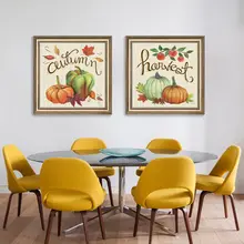 アメリカンスタイルのキッチンウォールアート【フルーツ＆野菜・田園風・リビング用】