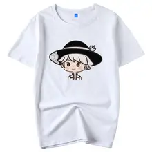 夢幻西游デザインのコットンTシャツ【天使の豚・青花瓷・フィット・半袖】