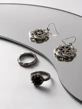 アクリル製ミラー仕上げのアクセサリートレイ【イヤリングディスプレイ・撮影用】