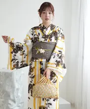 伝統的なデザインの浴衣【高級コットン・花火大会用・多色展開】