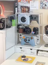 ディスプレイケース 卓上 防塵 チェキ CCDデジタルカメラ カメラレンズ ゲームコントローラー 収納