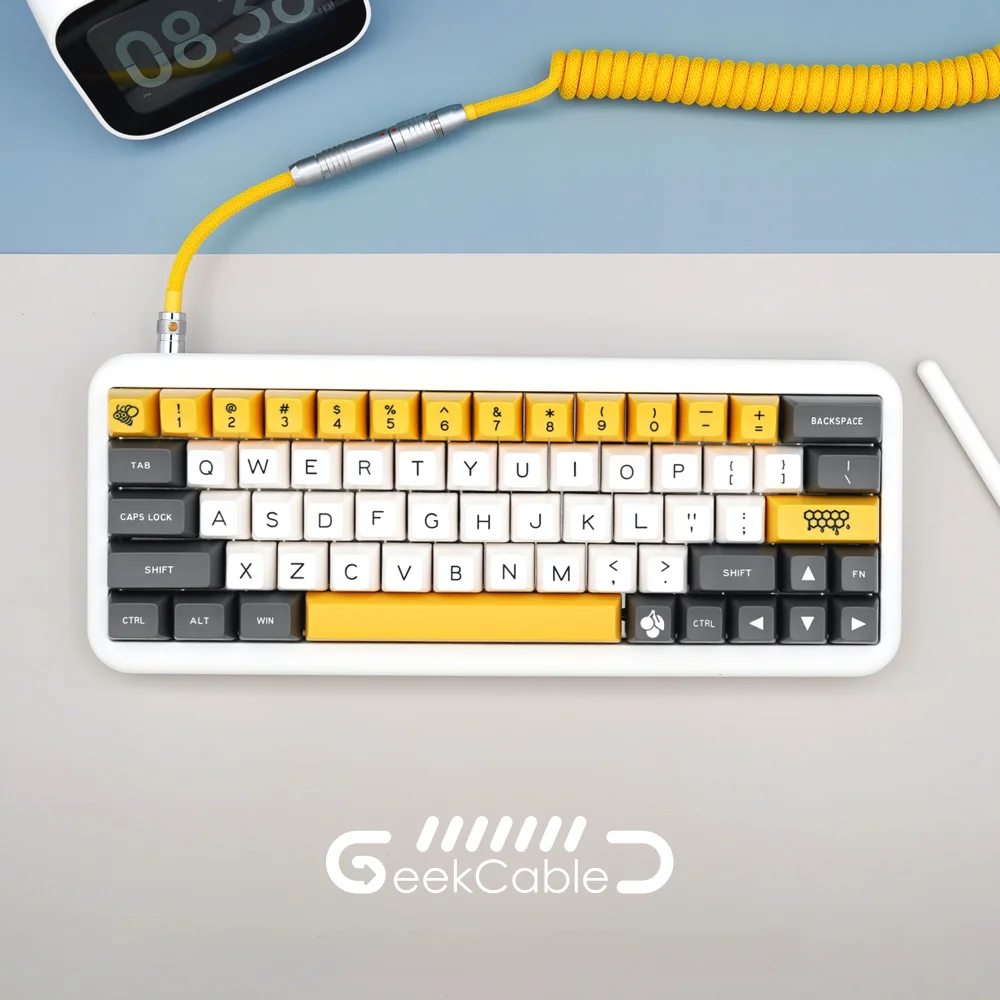 ハンドメイド タムゲーミングキーボードケーブル【独木舟・電泳イエロー】：おすすめの種類と用途別選び方
