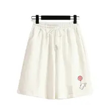 夏用 レディース ハイウエスト ストレート ショートパンツ【軽量でフィット・ゆったりデザイン】（セットアップ対応）