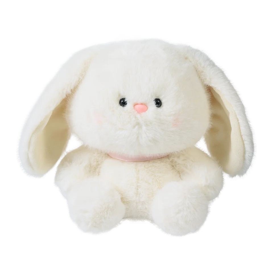 MINISO 可愛らしい座りポーズのタニウサギぬいぐるみ【守護シリーズ・ギフト用】