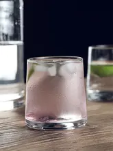 北欧風 冷水ボトルとカップセット【耐熱ガラス・ジュース用・創造的デザイン】