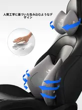 マッサージ加熱機能付き車用ヘッドレスト&腰サポートクッション【ドライバー用・座椅子】