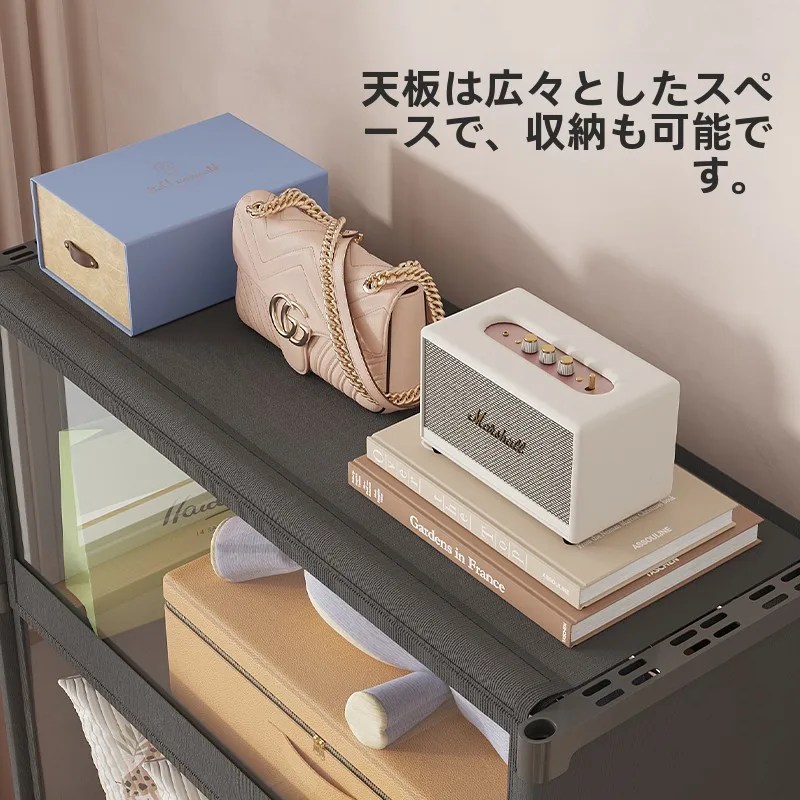 子供部屋の収納配置で活用できる衣服収納キャビネットの実際の使い方